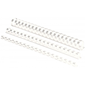 Fellowes bindruggen, pak van 100 stuks, 12 mm, wit