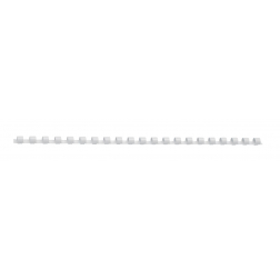 5 Star bindruggen, doos van 100 stuks, 6 mm, wit