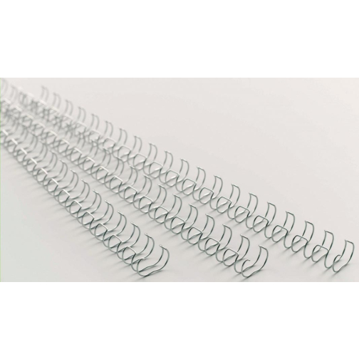 GBC MultiBind draadruggen, doos van 100 stuks, 14 mm, zilver
